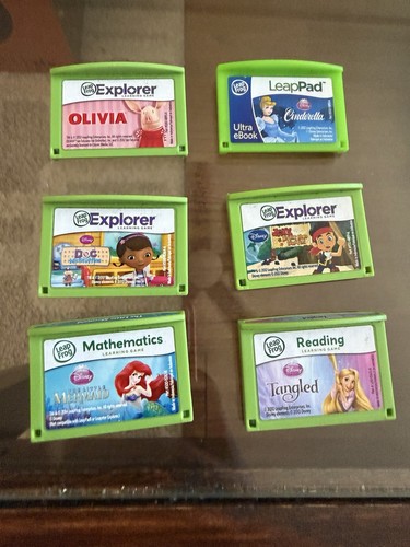 Leap Frog Explorer LeapPad Games Lot Of 6