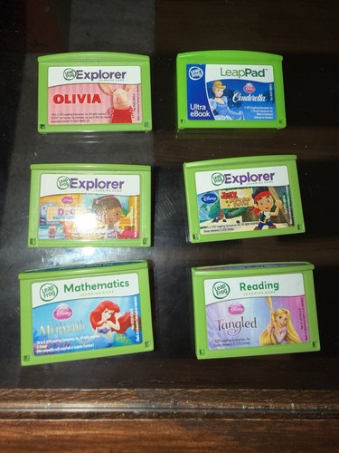 Leap Frog Explorer LeapPad Games Lot Of 6 - photo 2