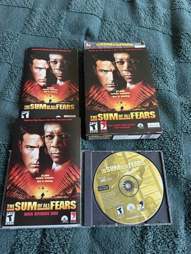 Sum of All Fears (PC/Windows 2002) Ubisoft Box Version Rare
