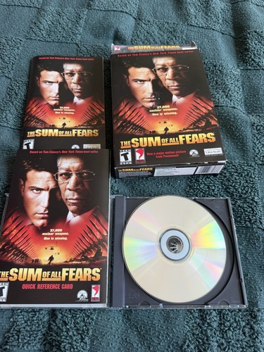 Sum of All Fears (PC/Windows 2002) Ubisoft Box Version Rare - photo 2
