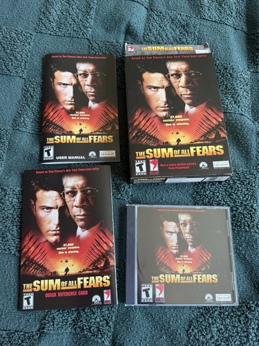 Sum of All Fears (PC/Windows 2002) Ubisoft Box Version Rare - photo 3