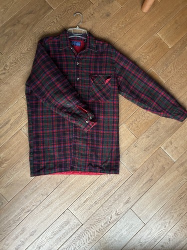 Vintage Pendleton Shirt Adult Small 15.5 Red Plaid Mcdougall Tar - photo 4