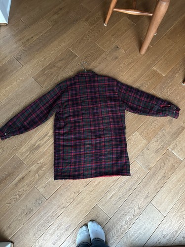 Vintage Pendleton Shirt Adult Small 15.5 Red Plaid Mcdougall Tar - photo 5