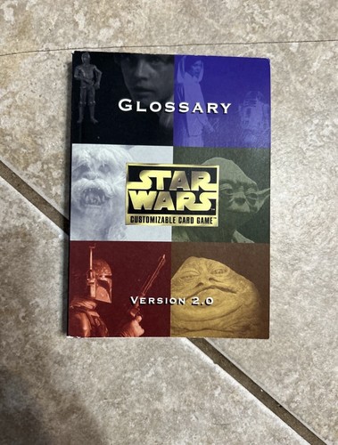 Star Wars Customizable Card Game Glossary Booklet