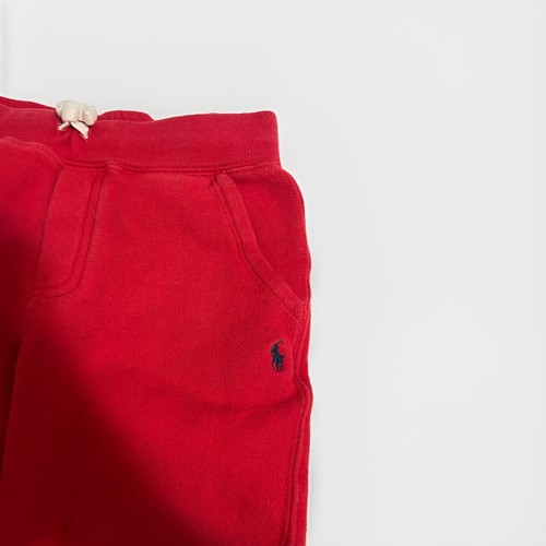 Polo Ralph Lauren Kids Red Fleece Jogger Pants Size 6 - photo 4