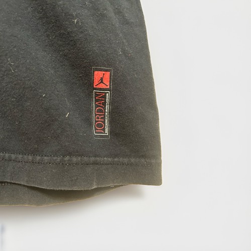 VTG Y2K Air Jordan Shirt Mens Medium Black Basketball - photo 2