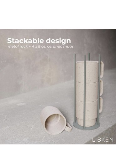 Libken Stackable Mug Set Of 4 - photo 5