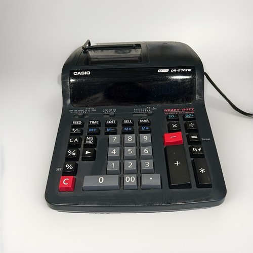 Casio DR-270TM 12 Digit Office Printing Calculator