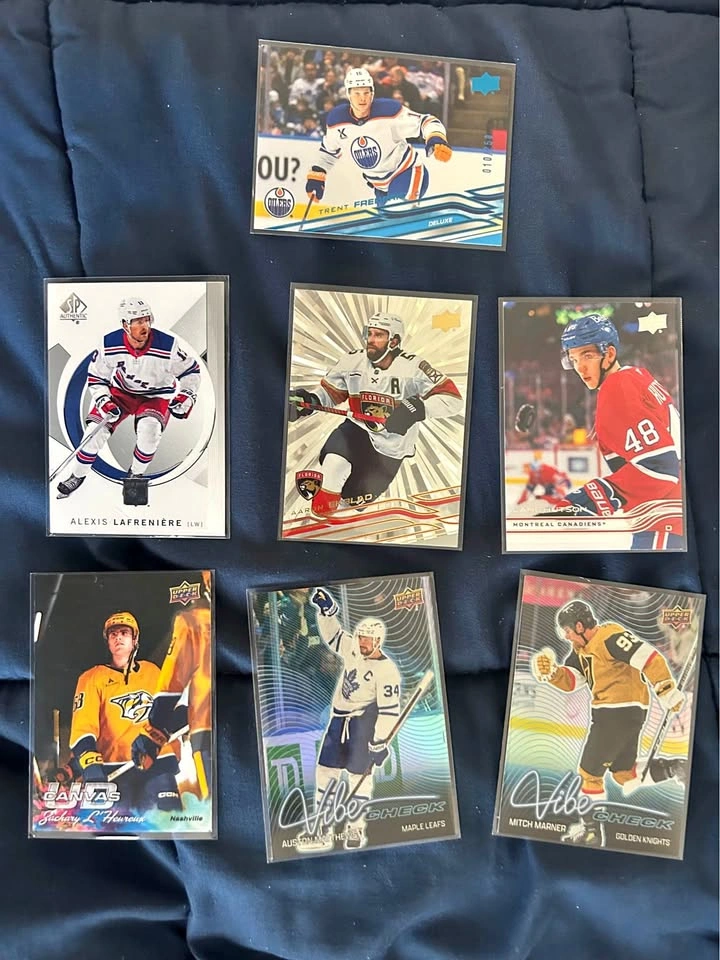 Upper Deck Hockey Card Lot - SP Authentic, Canvas, Vibe Check