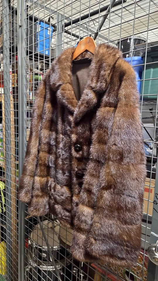 Vintage Brown Mink Fur Coat