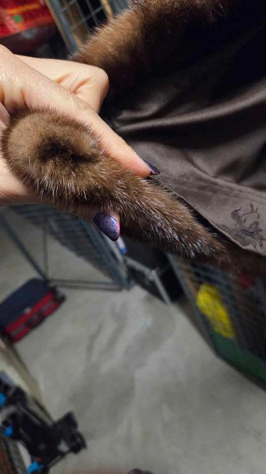 Vintage Brown Mink Fur Coat - photo 3
