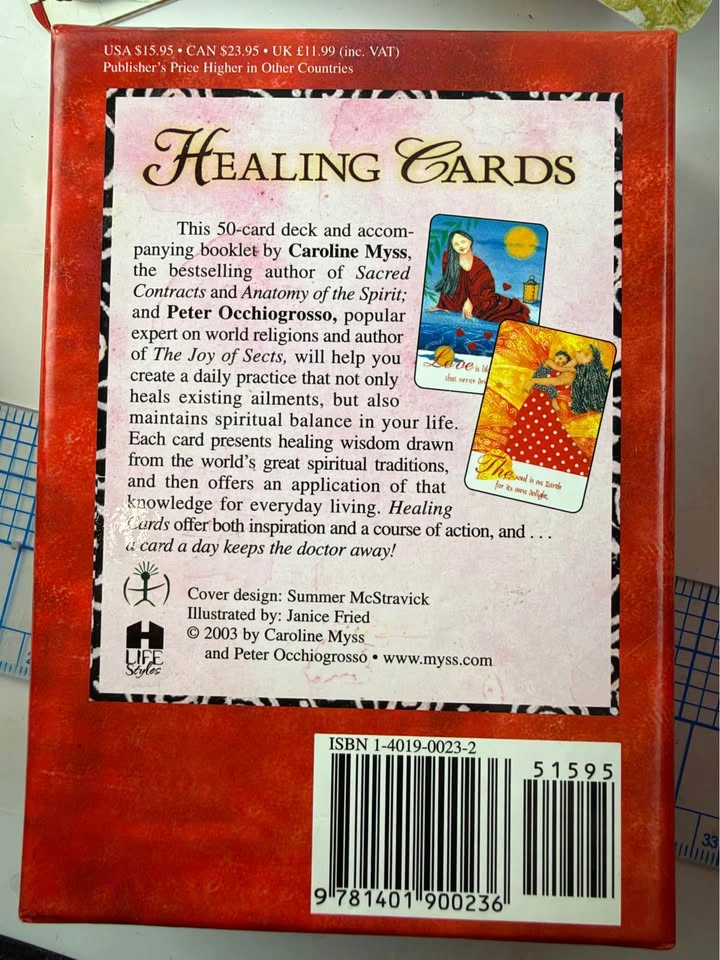 Rare & Out of Print: Healing Cards Deck (Caroline Myss) - photo 2