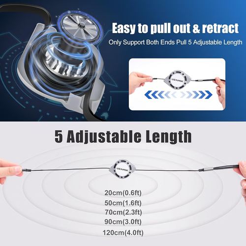 4 in 1 Multi Charging Cable [2Pack 4Ft] Retractable - photo 4