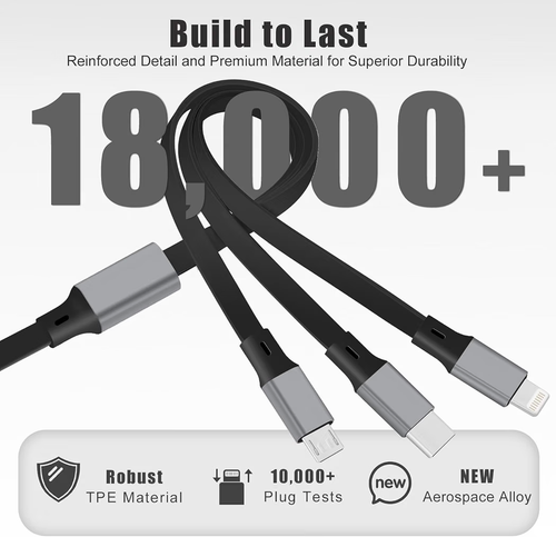4 in 1 Multi Charging Cable [2Pack 4Ft] Retractable - photo 5