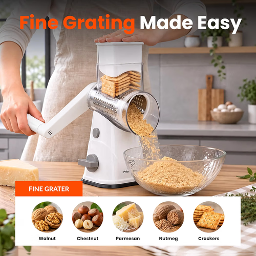 Rotary Cheese Grater Hand Crank with Upgraded Suction Base - photo 5
