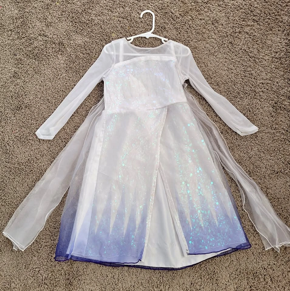 Disney Elsa White Dress