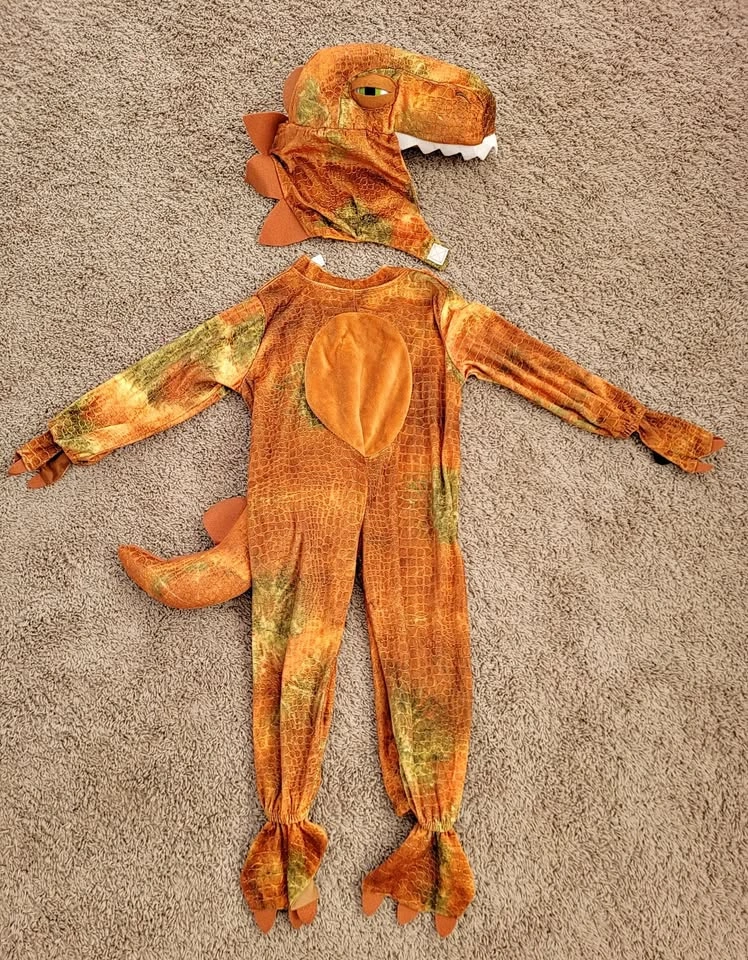 Kid T-rex one piece costume