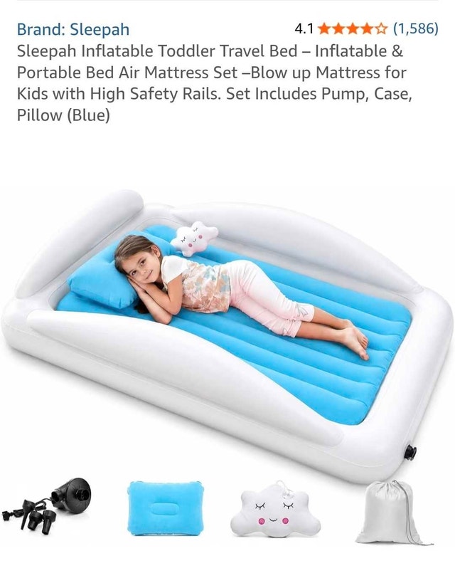 Sleepah Inflatable Toddler Travel Bed