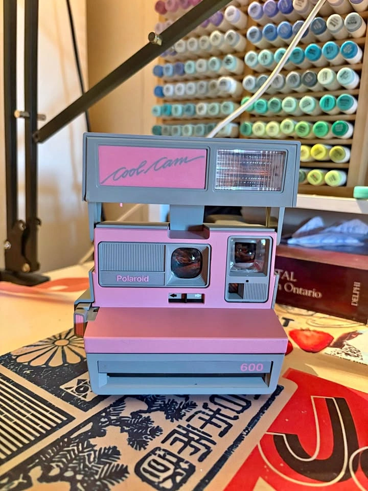 Vintage 1980’s Polaroid “Cool Cam” Camera & Portable Radio
