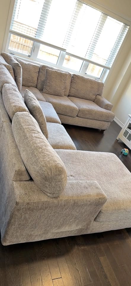Light Beige Sectional Sofa