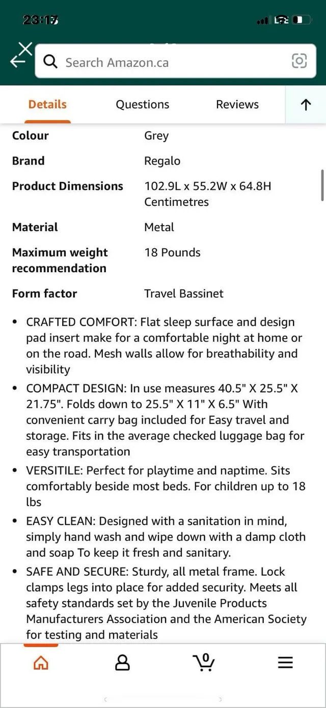 Regalo My Crib Bassinet image indicator(2)