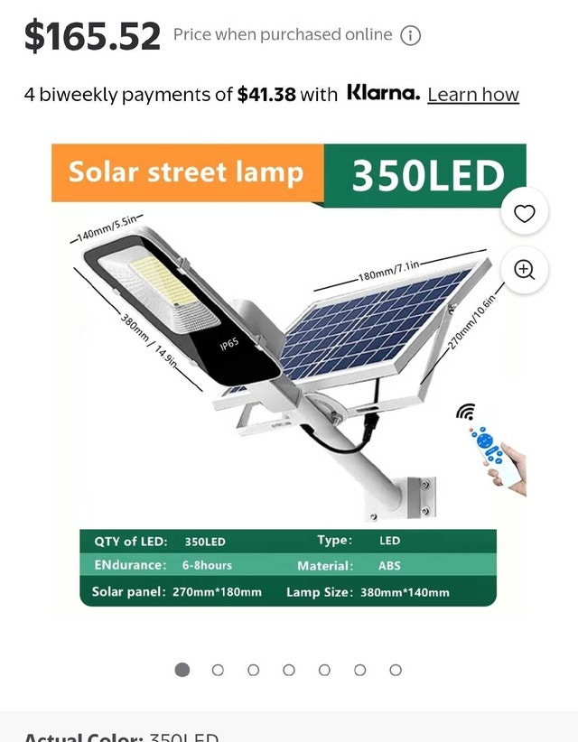 Solar Street Lamp 350LED - photo 4