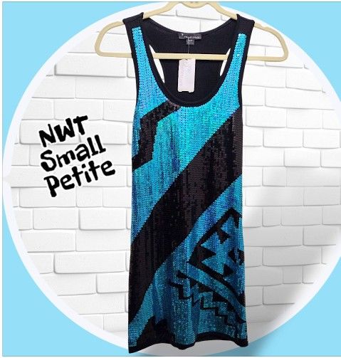 NWT Small Petite Sequin Dress