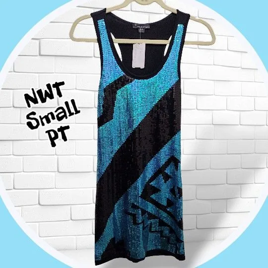 NWT Small Petite Sequin Dress image indicator(2)