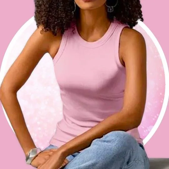 NWOT Ribbed Crewneck Tank Top Various Colors (PPE) Bundle thumbnail