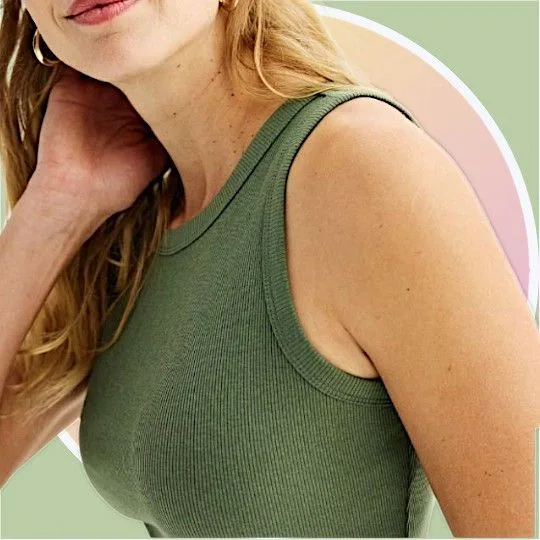 NWOT Ribbed Crewneck Olive Green Bundle & Save image indicator(4)