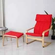 IKEA POÄNG Armchair and Ottoman Set