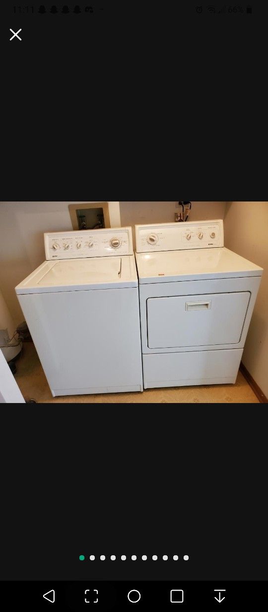 Kenmore 90 Series Super Heavy Duty Washer/Dryer Set