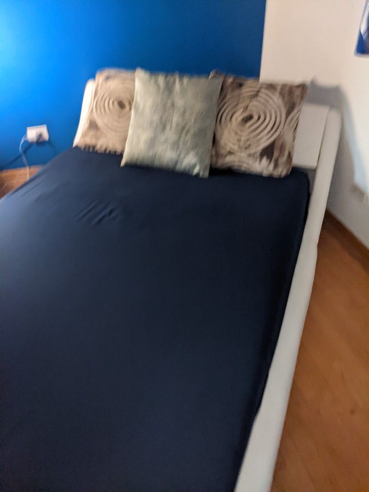Small Recliner, Full Size Wave Bed, and Office Chair