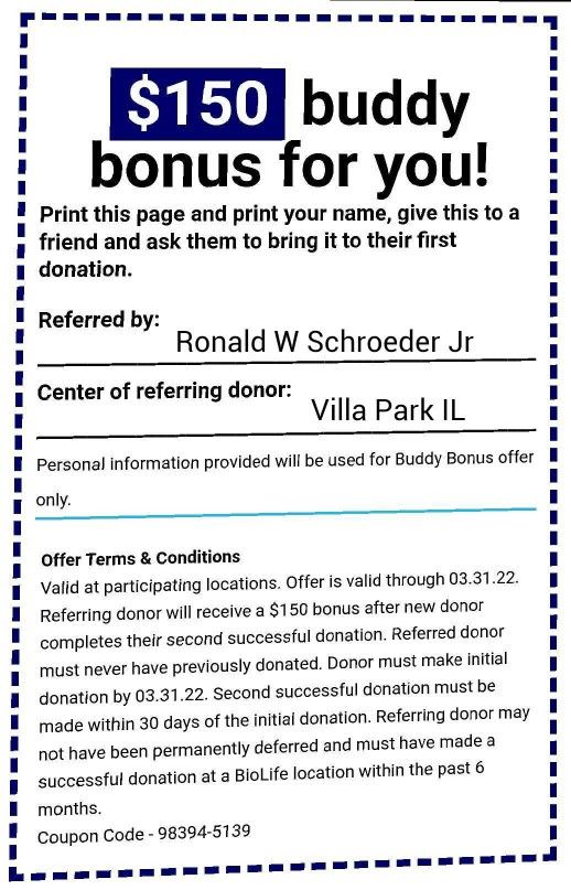 Plasma Donation Referral Opportunity - photo 2