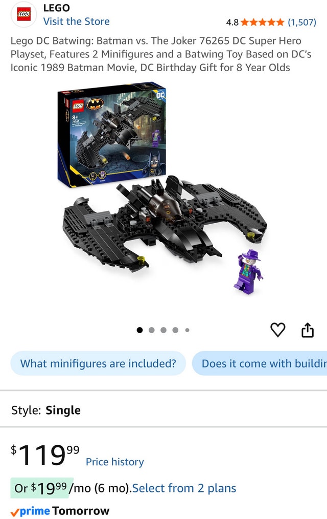 LEGO DC Batwing: Batman vs. The Joker 76265 - photo 2