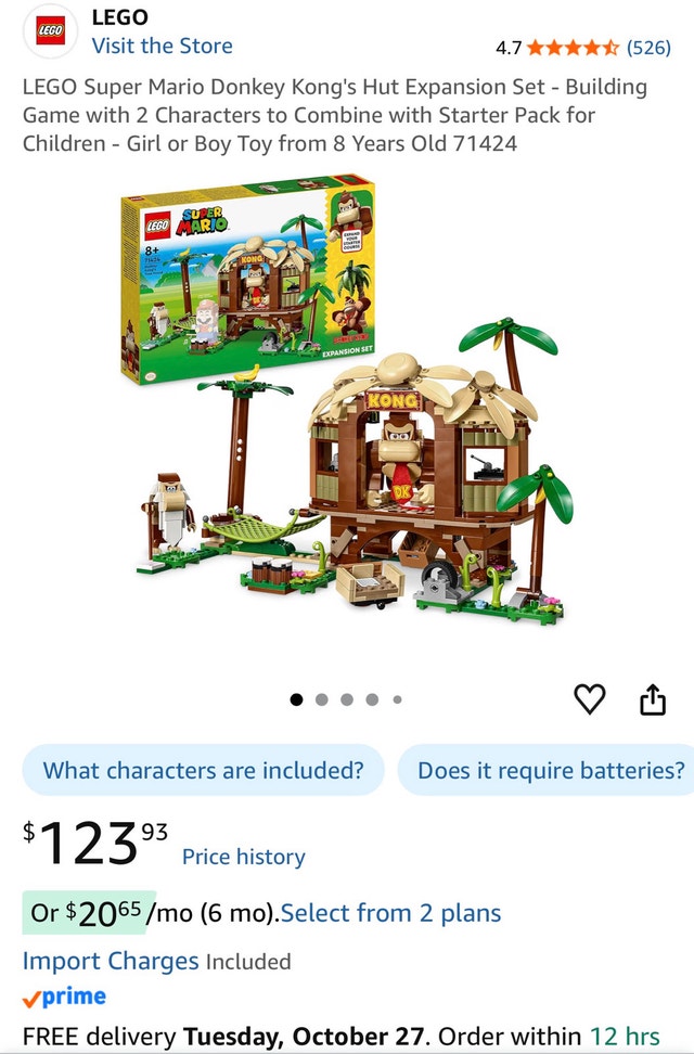 LEGO Super Mario Donkey Kong's Tree House 71424 - photo 2