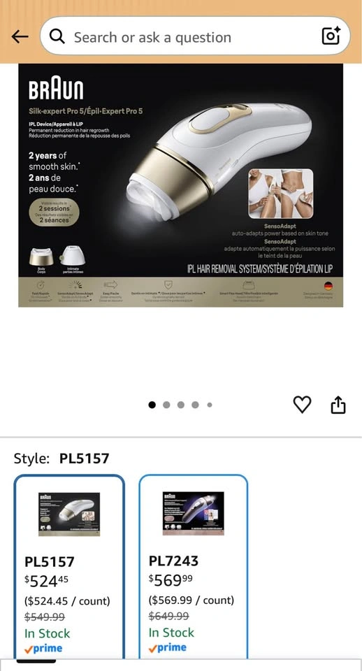 Braun Silk-expert Pro 5 IPL Hair Removal System - photo 3