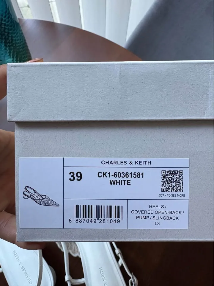 Slingback Floral Lace Heels image indicator(5)