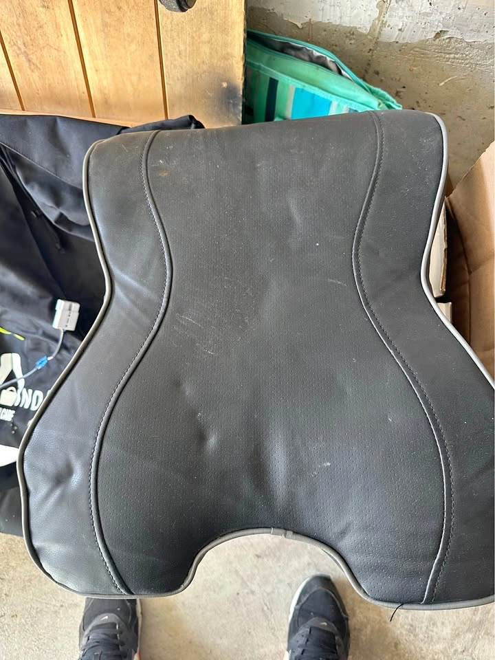 Black Lumbar Support Cushion