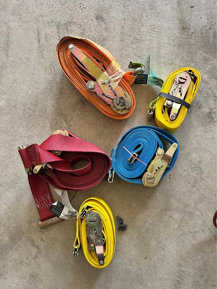 Assorted Heavy Duty Ratchet Straps