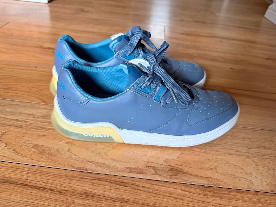 COACH Men’s Sneakers – Size 8 US / 41 EU – Blue/Grey