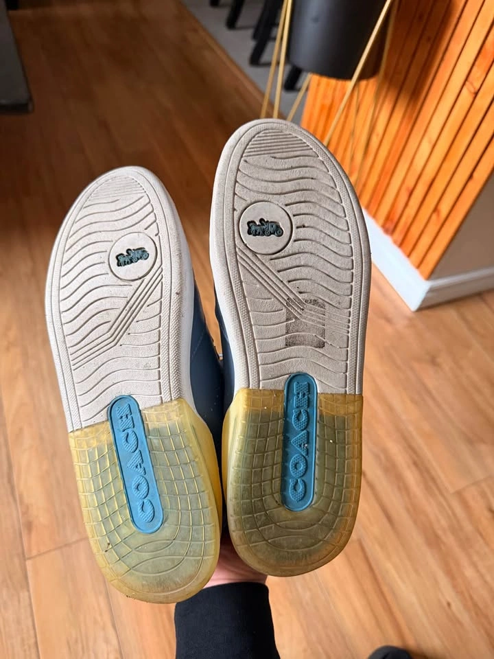 COACH Men’s Sneakers – Size 8 US / 41 EU – Blue/Grey - photo 2