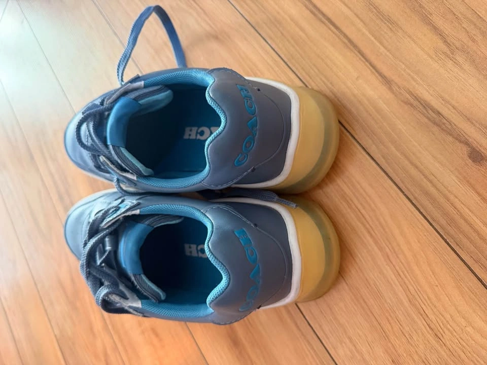 COACH Men’s Sneakers – Size 8 US / 41 EU – Blue/Grey - photo 5