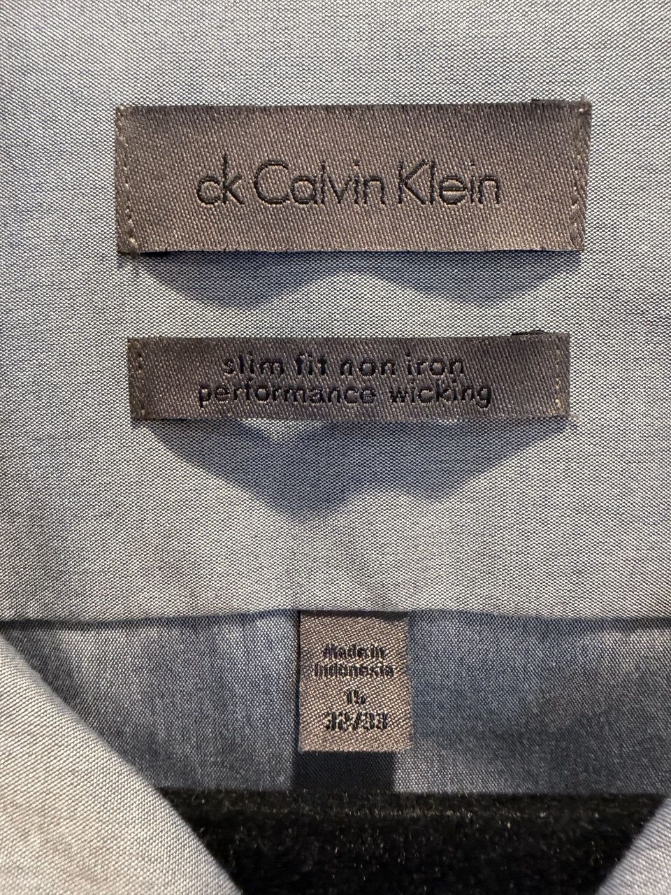 Men’s 32/33 Calvin Klein Dress Shirt Light Blue - photo 2