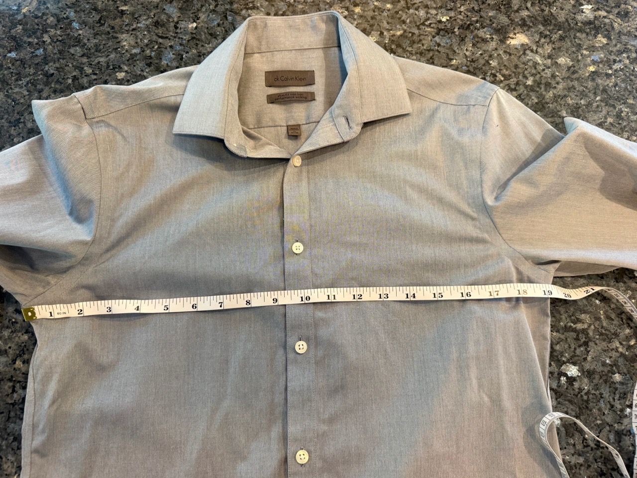 Men’s 32/33 Calvin Klein Dress Shirt Light Blue - photo 5