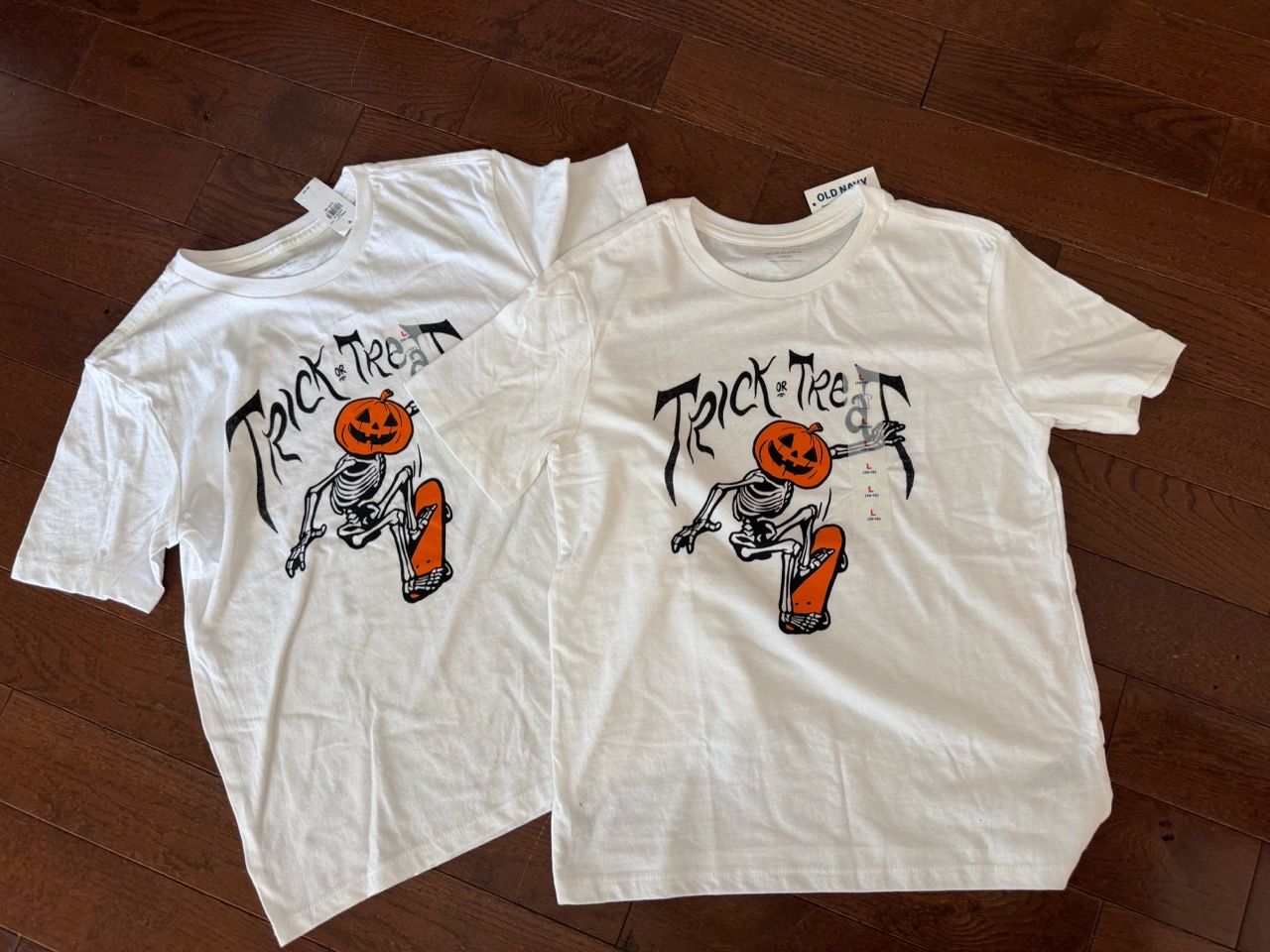 NWT ONE LEFT! Kids size 10-12 Halloween Shirts