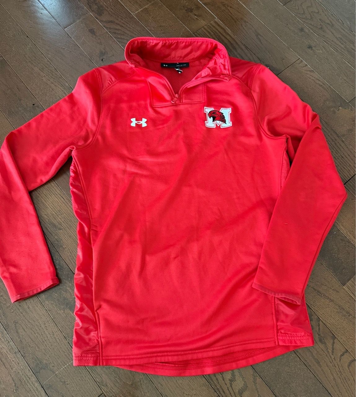 Marist RedHawks Men’s SMALL UA Red Quarter-Zip Pullover