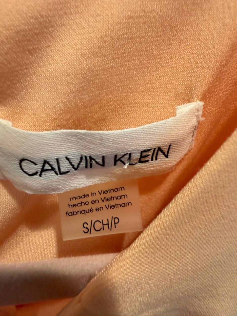 Calvin Klein Peach Short Sleeve Blouse - photo 2