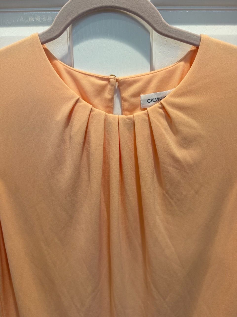 Calvin Klein Peach Short Sleeve Blouse - photo 3