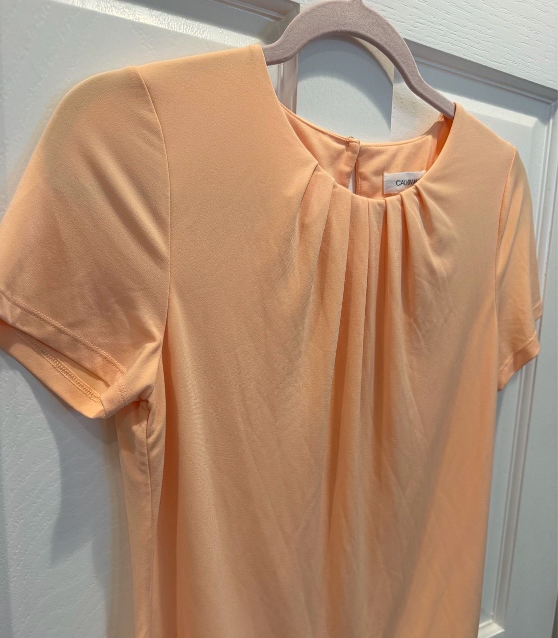 Calvin Klein Peach Short Sleeve Blouse - photo 5